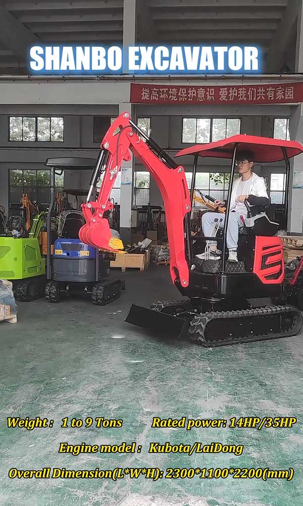 SH20 Mini Excavator Test Drive